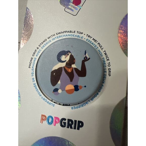 PopSockets Popgrip Zodiac Aries Phone Grip & Stand Astrology Swap Top-New - Picture 3 of 3
